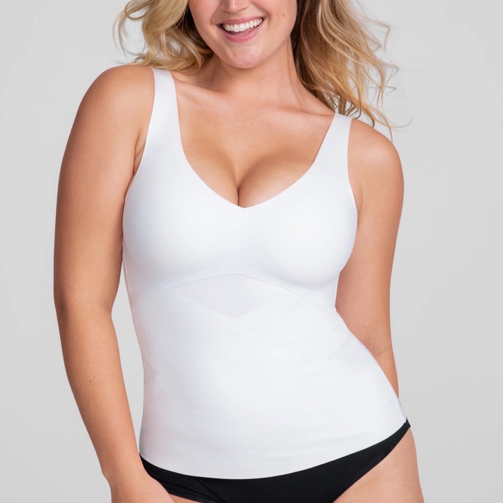 Honeylove LiftWear Tank Women’s Shape-wear White Size 2X EUC